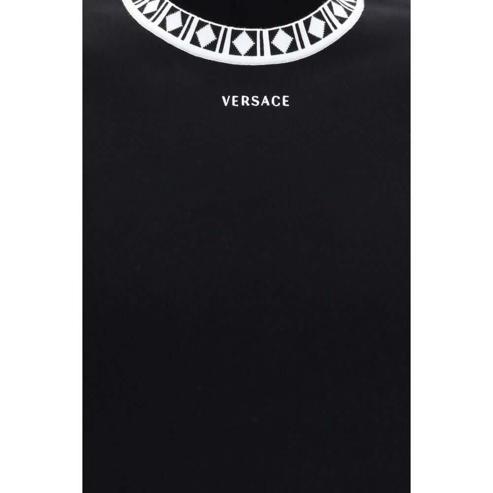 Versace Black Cotton T-Shirt