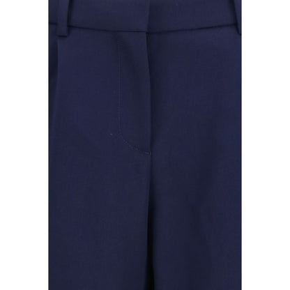 Balenciaga Blue Wool Oves Aries Pants