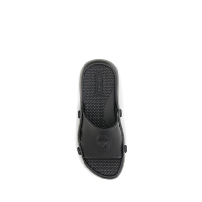 Versace Black Rubber Sandals