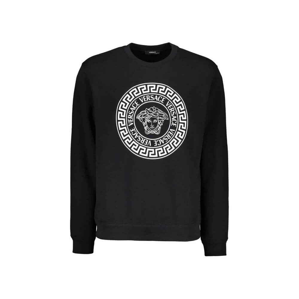 Versace Black Cotton Sweatshirt