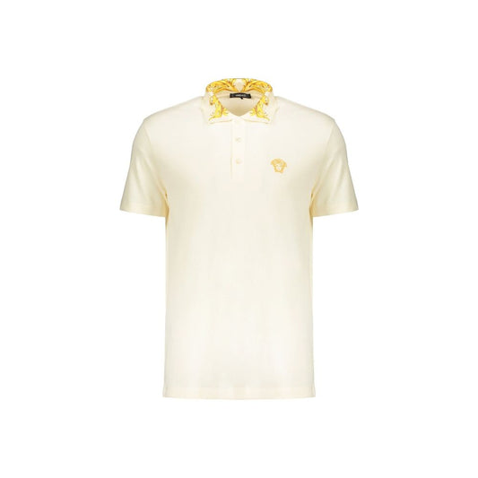Versace Bicolor Cotton Polo Shirt