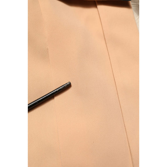 CO|TE Dark Green Beige Polyester Overcoat Women Blazer Jacket