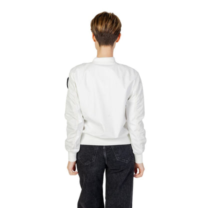 Blauer White Polyamide Bomber