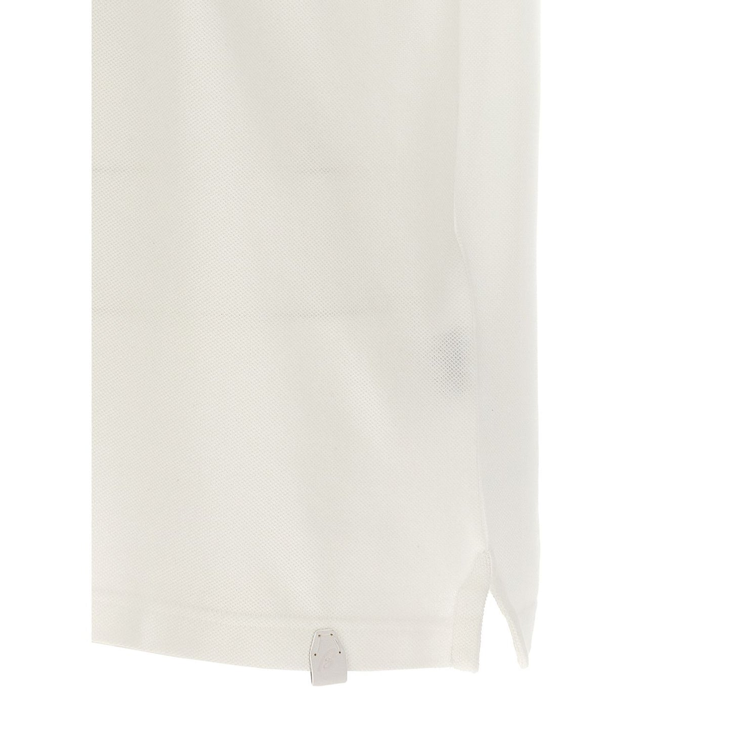 Brioni White Cotton Polo Shirt