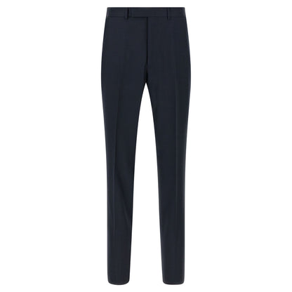 ZEGNA Blue Wool Two-Piece Suit
