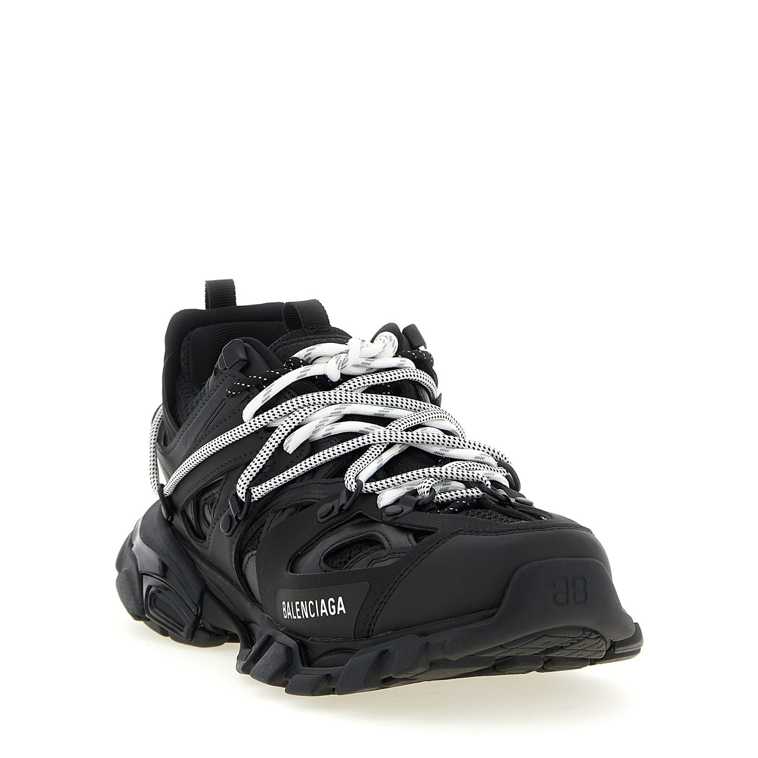 Balenciaga Black Polyethylene Athletic Sneakers