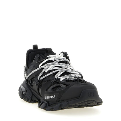 Balenciaga Black Polyethylene Athletic Sneakers