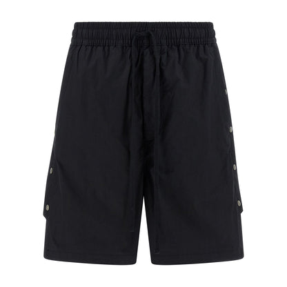 Thom Krom Black Cotton Bermuda Shorts