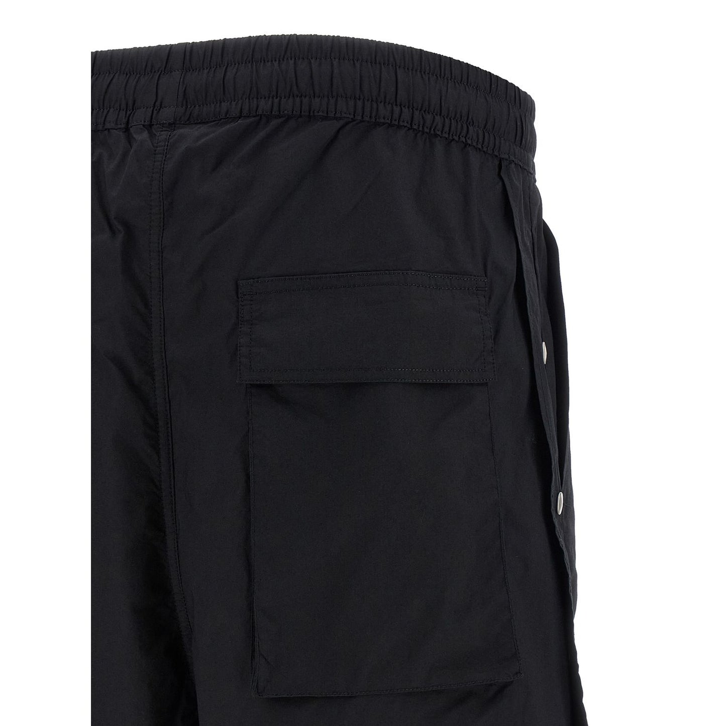 Thom Krom Black Cotton Bermuda Shorts