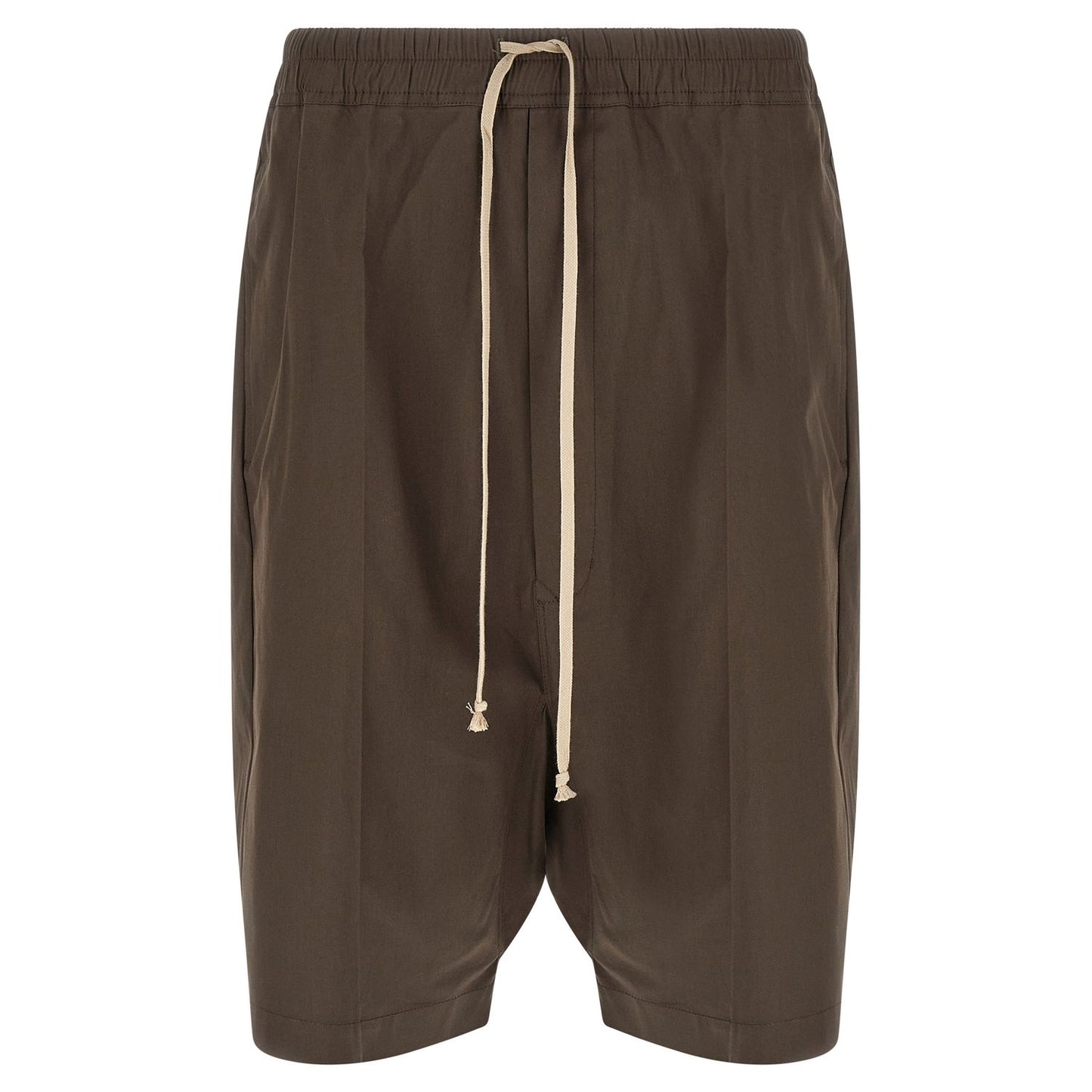 Rick Owens Brown Cotton Bermuda Shorts