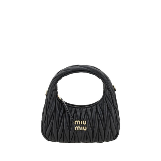 Miu Miu Black Lamb Ovis Aries Aries Handbag