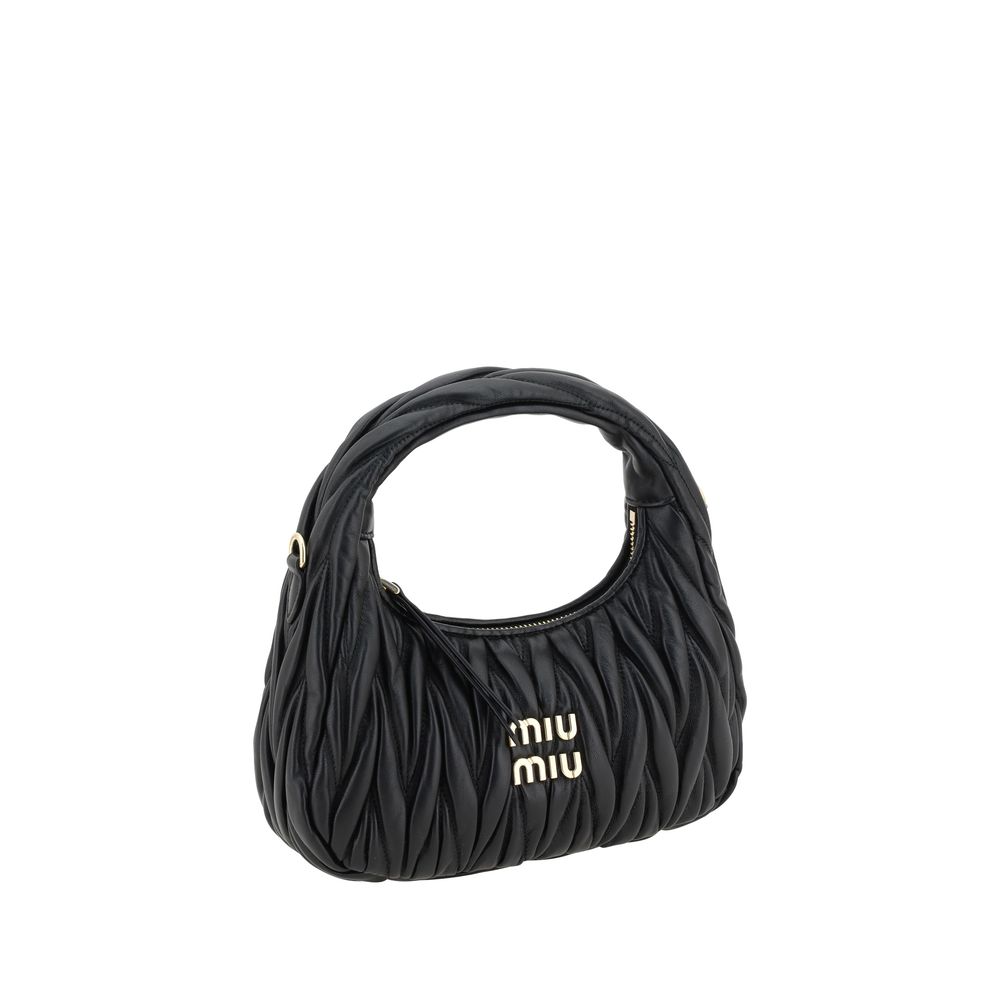 Miu Miu Black Lamb Ovis Aries Aries Handbag