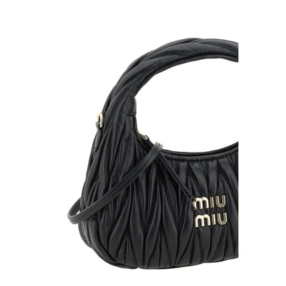Miu Miu Black Lamb Ovis Aries Aries Handbag