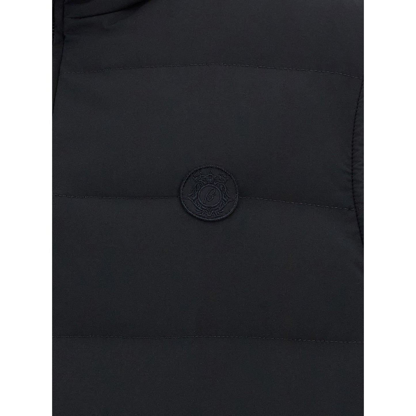 Brioni Blue Polyester Sleeveless Jacket