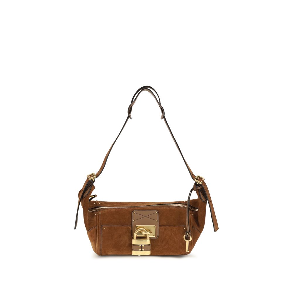 Chloé Brown Calf Leather Bos Taurus Shoulder Bag