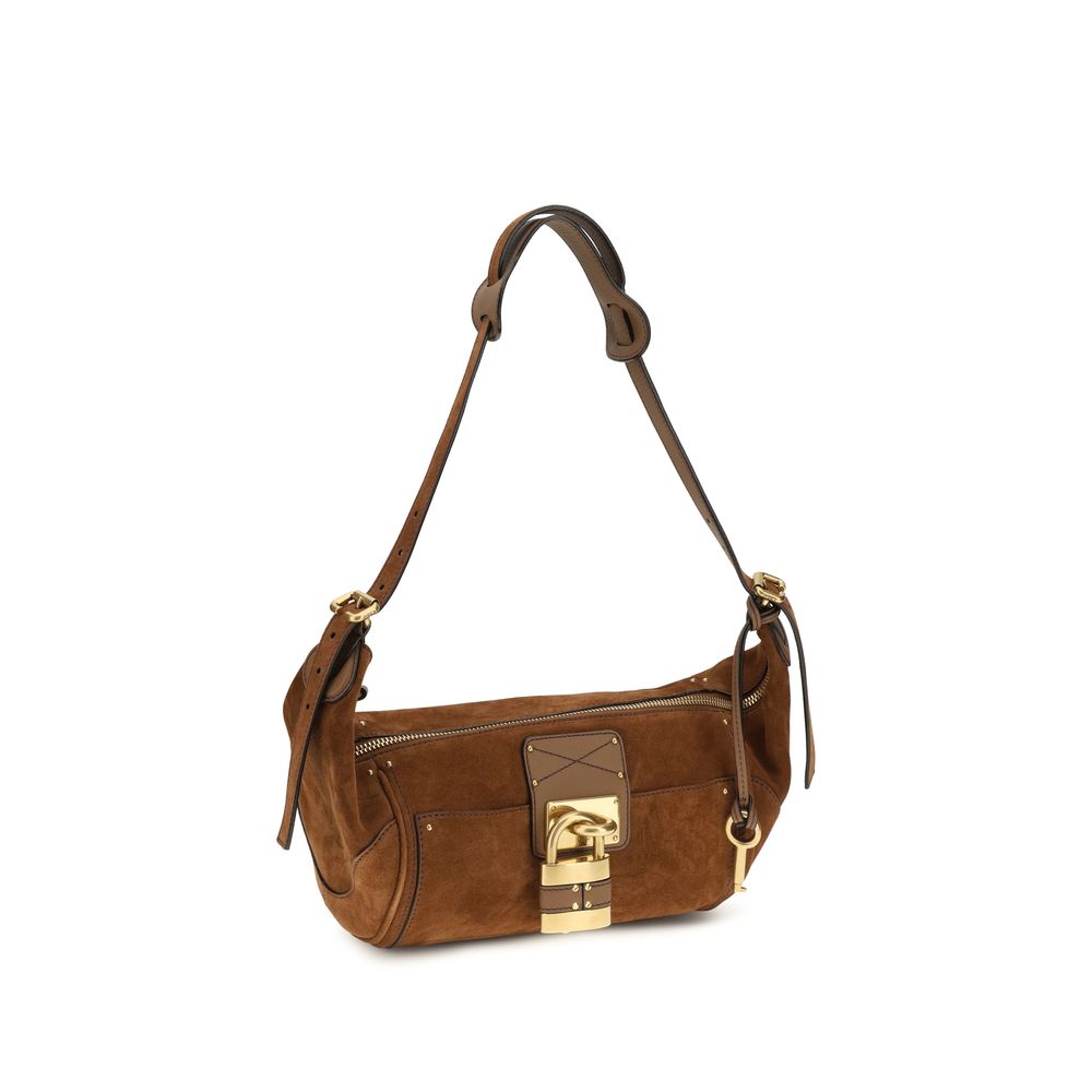 Chloé Brown Calf Leather Bos Taurus Shoulder Bag