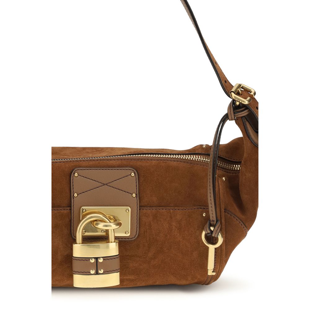Chloé Brown Calf Leather Bos Taurus Shoulder Bag