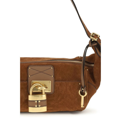 Chloé Brown Calf Leather Bos Taurus Shoulder Bag