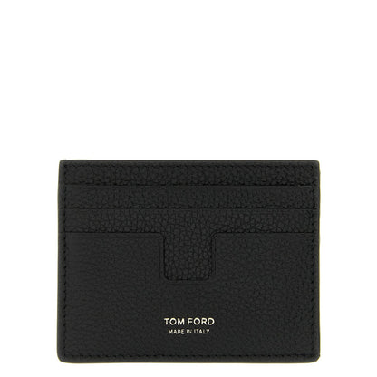 Tom Ford Black Calfskin Cardholder