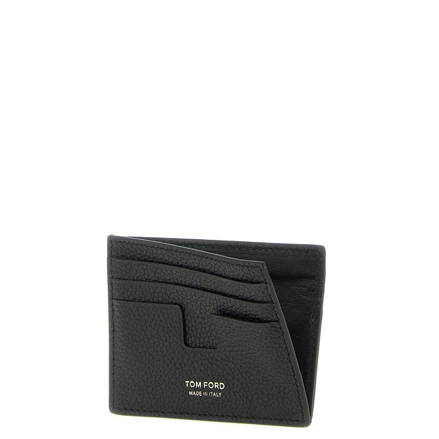 Tom Ford Black Calfskin Cardholder