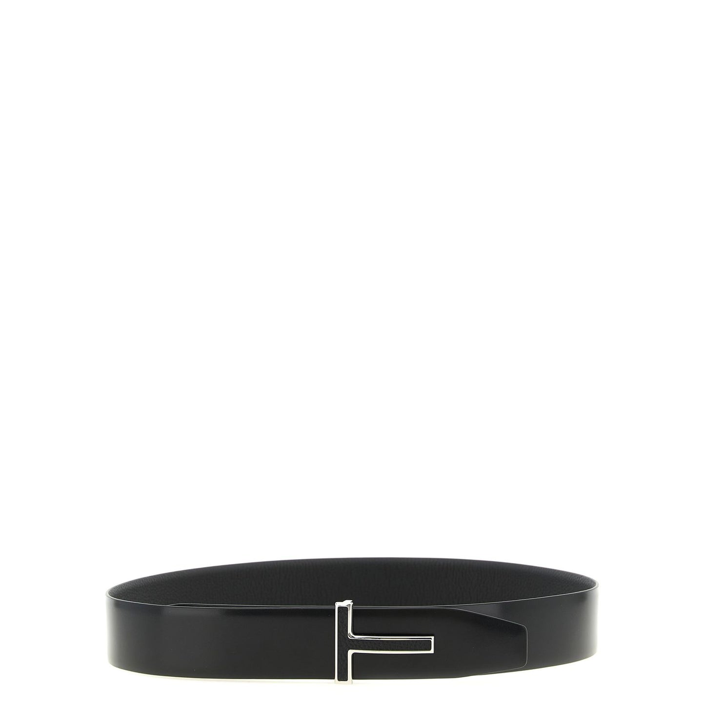 Tom Ford Black Calfskin Regular Belt