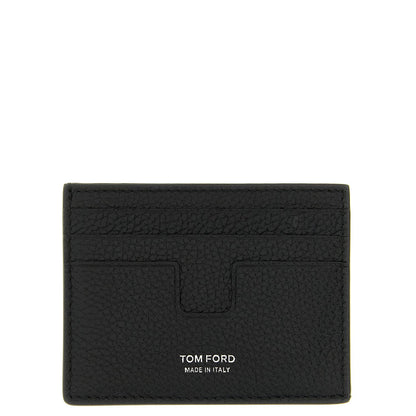 Tom Ford Black Calfskin Cardholder