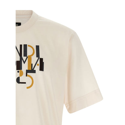 Fendi White Cotton T-Shirt