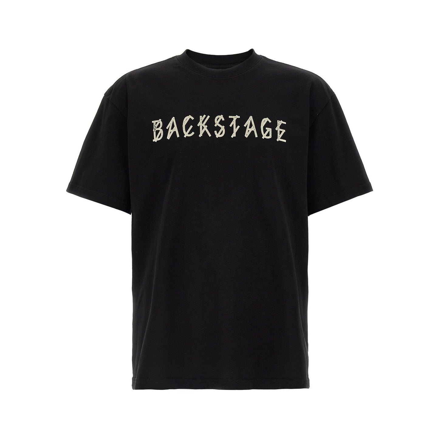44 Label Group Black Cotton T-Shirt