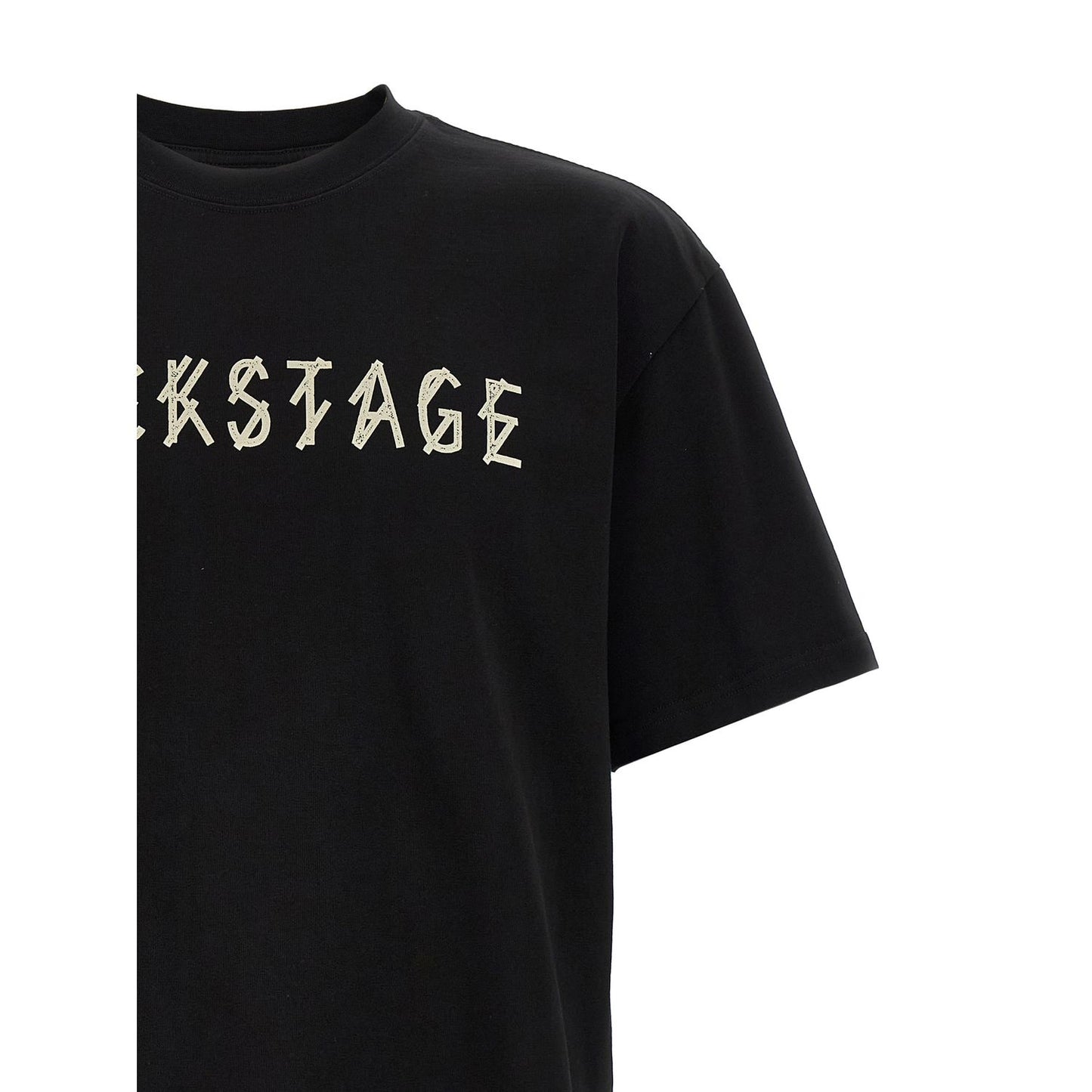44 Label Group Black Cotton T-Shirt