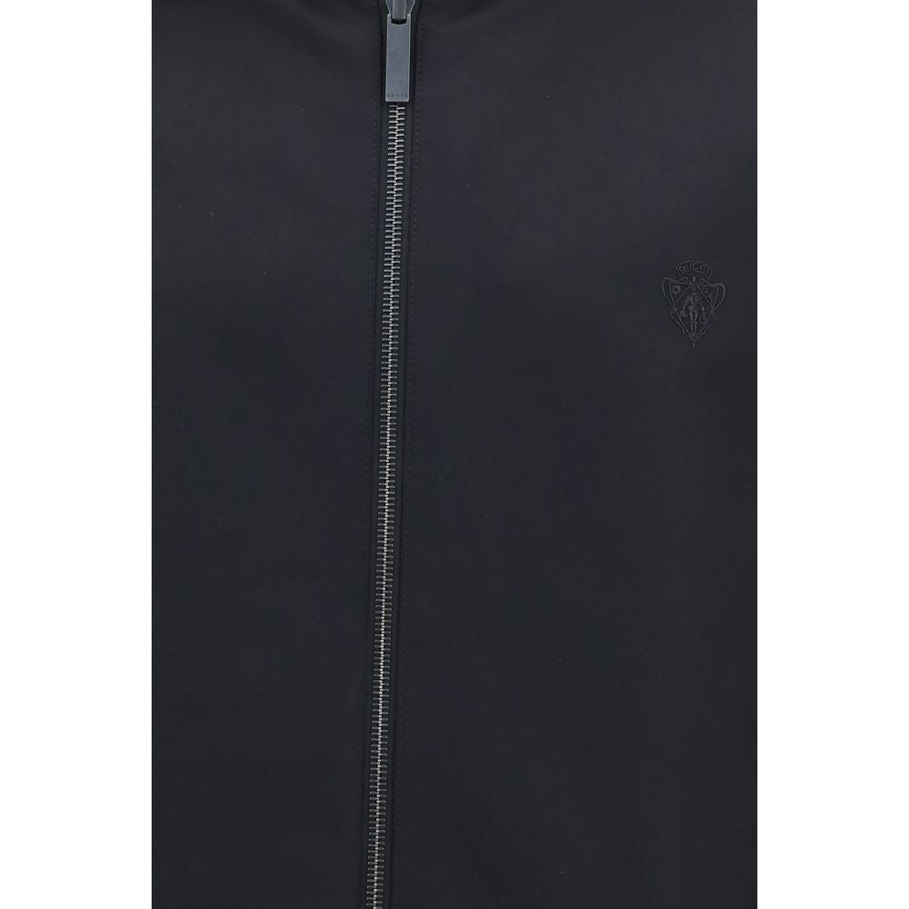 Gucci Black Cotton The Reversible Zip Jacket