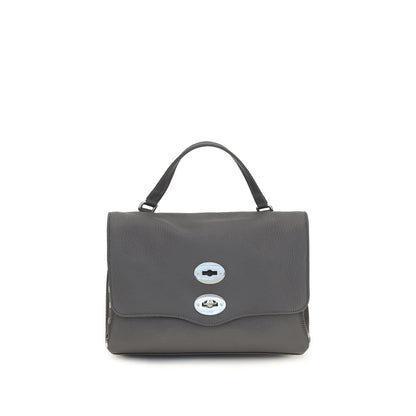 Zanellato Gray Calf Leather Bos Taurus Handbag
