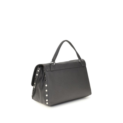 Zanellato Gray Calf Leather Bos Taurus Handbag