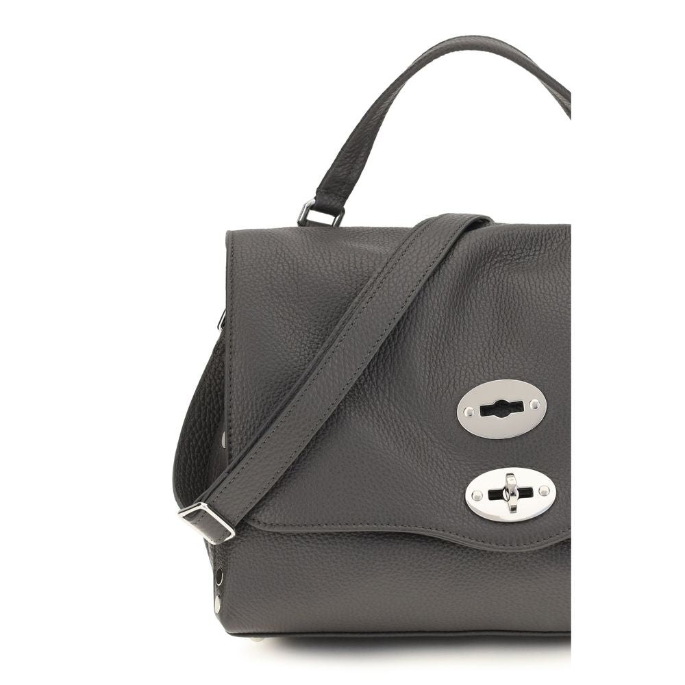 Zanellato Gray Calf Leather Bos Taurus Handbag