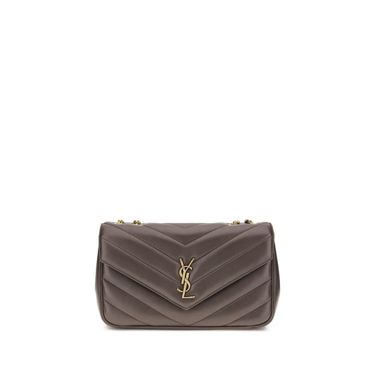 Saint Laurent Gray Lamb Ovis Aries Aries Shoulder Bag