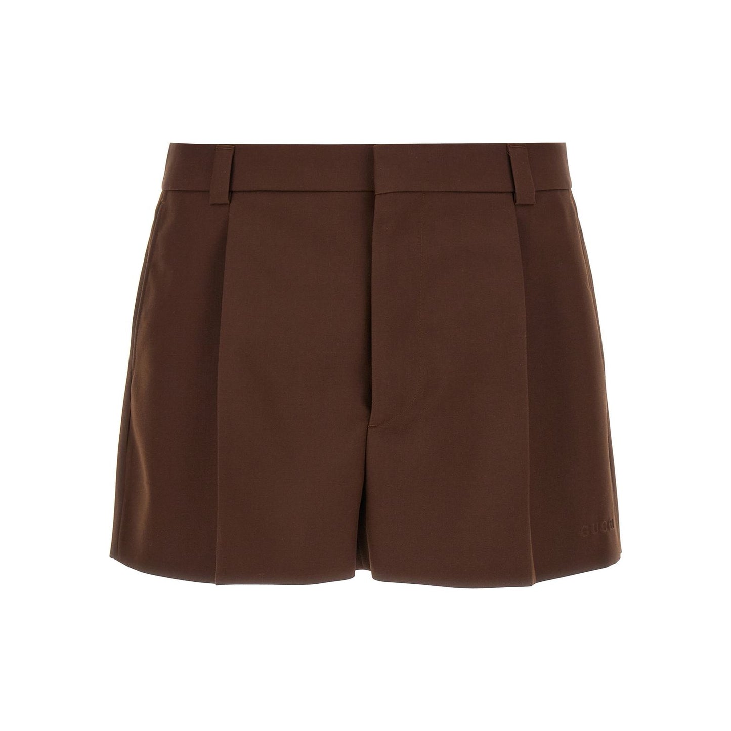 Gucci Brown Wool Bermuda Shorts