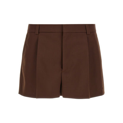 Gucci Brown Wool Bermuda Shorts
