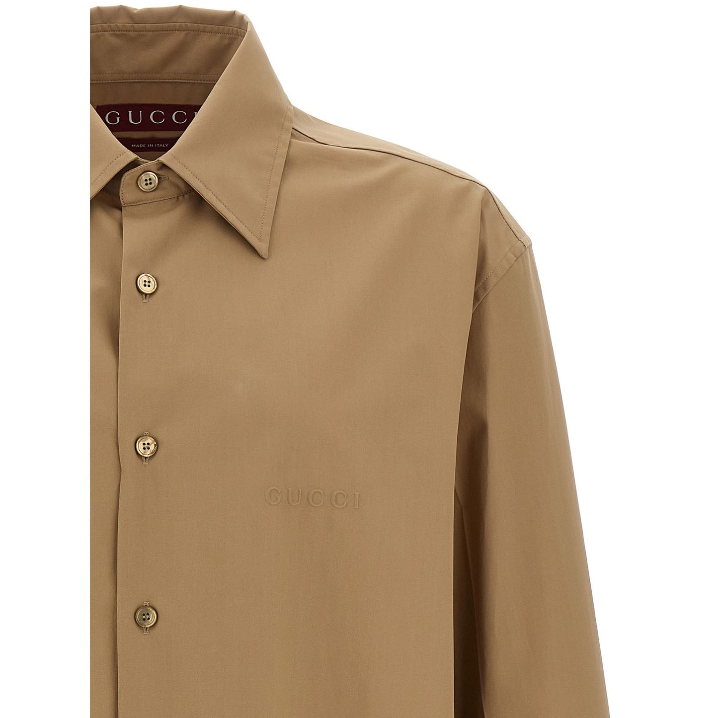 Gucci Beige Cotton Blouse