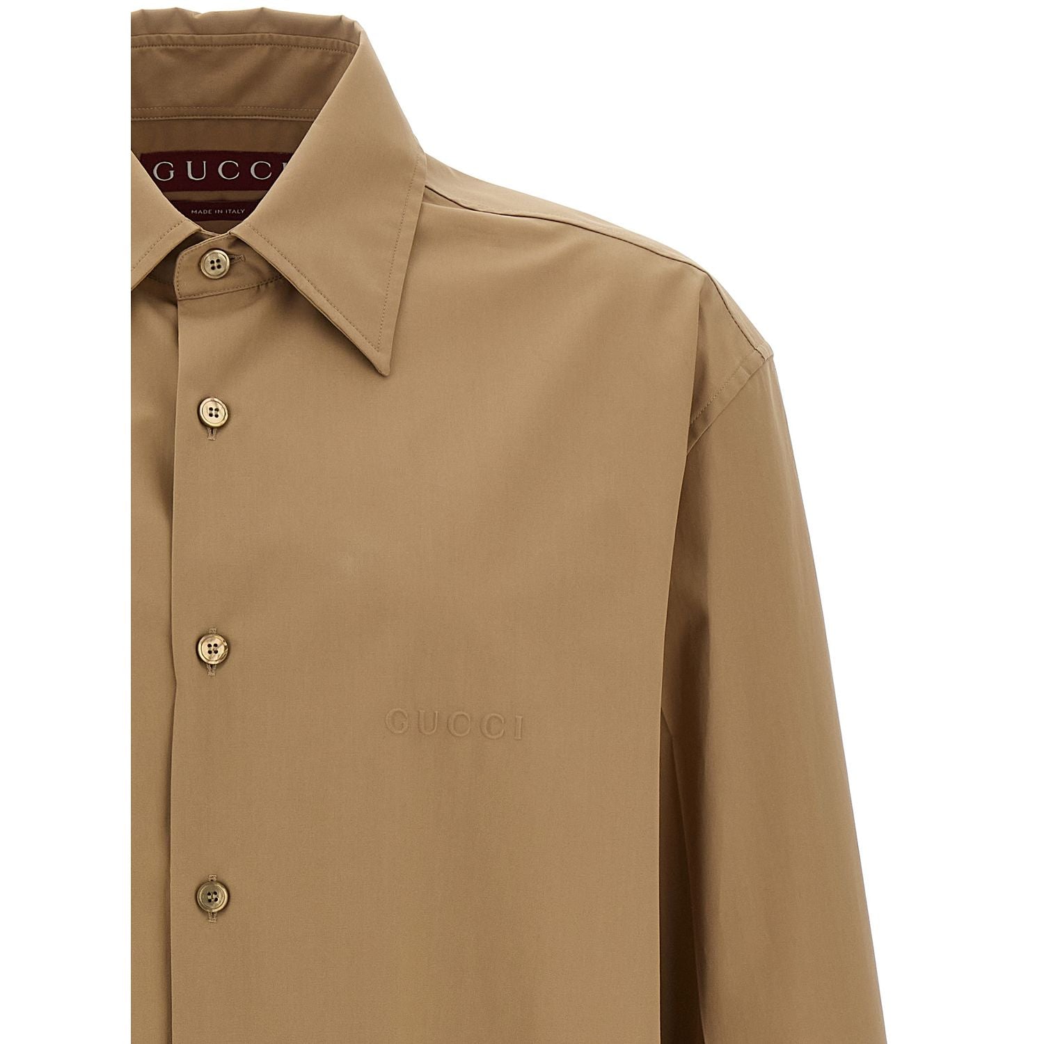 Gucci Beige Cotton Blouse