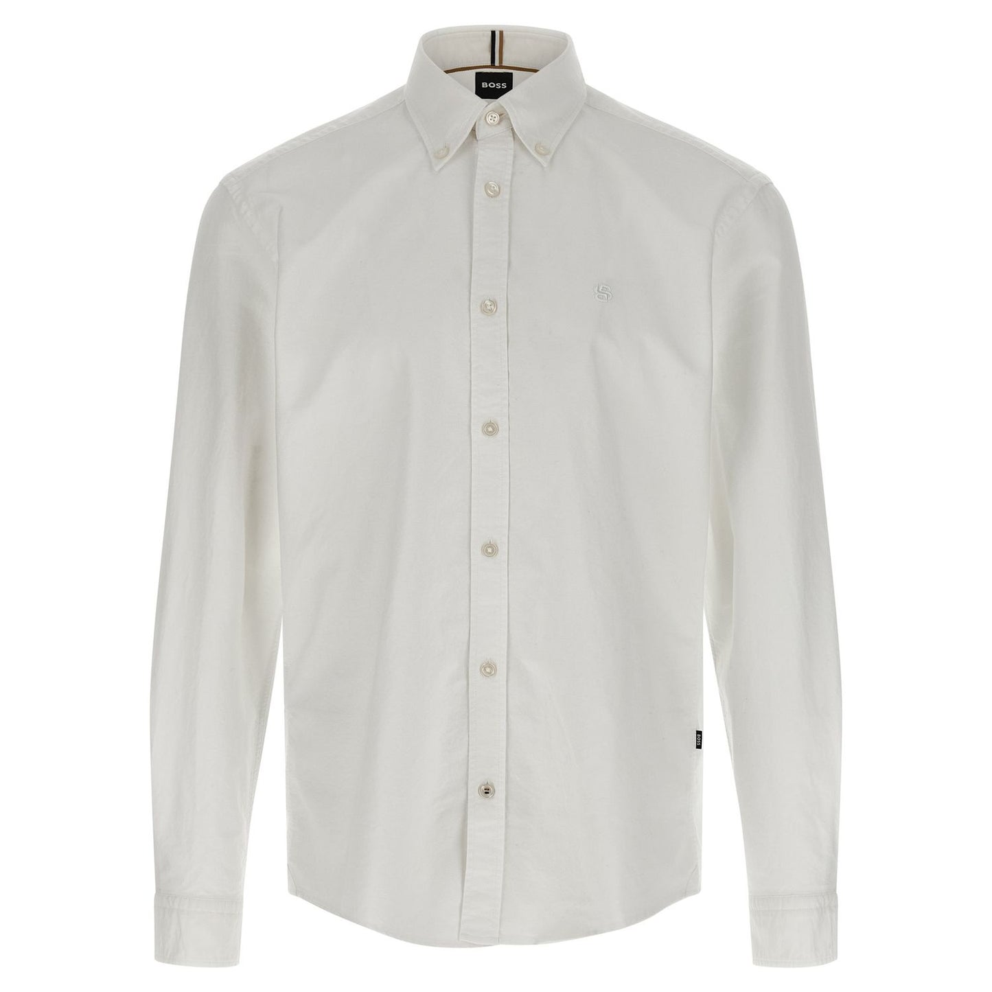 Hugo Boss White Cotton Blouse