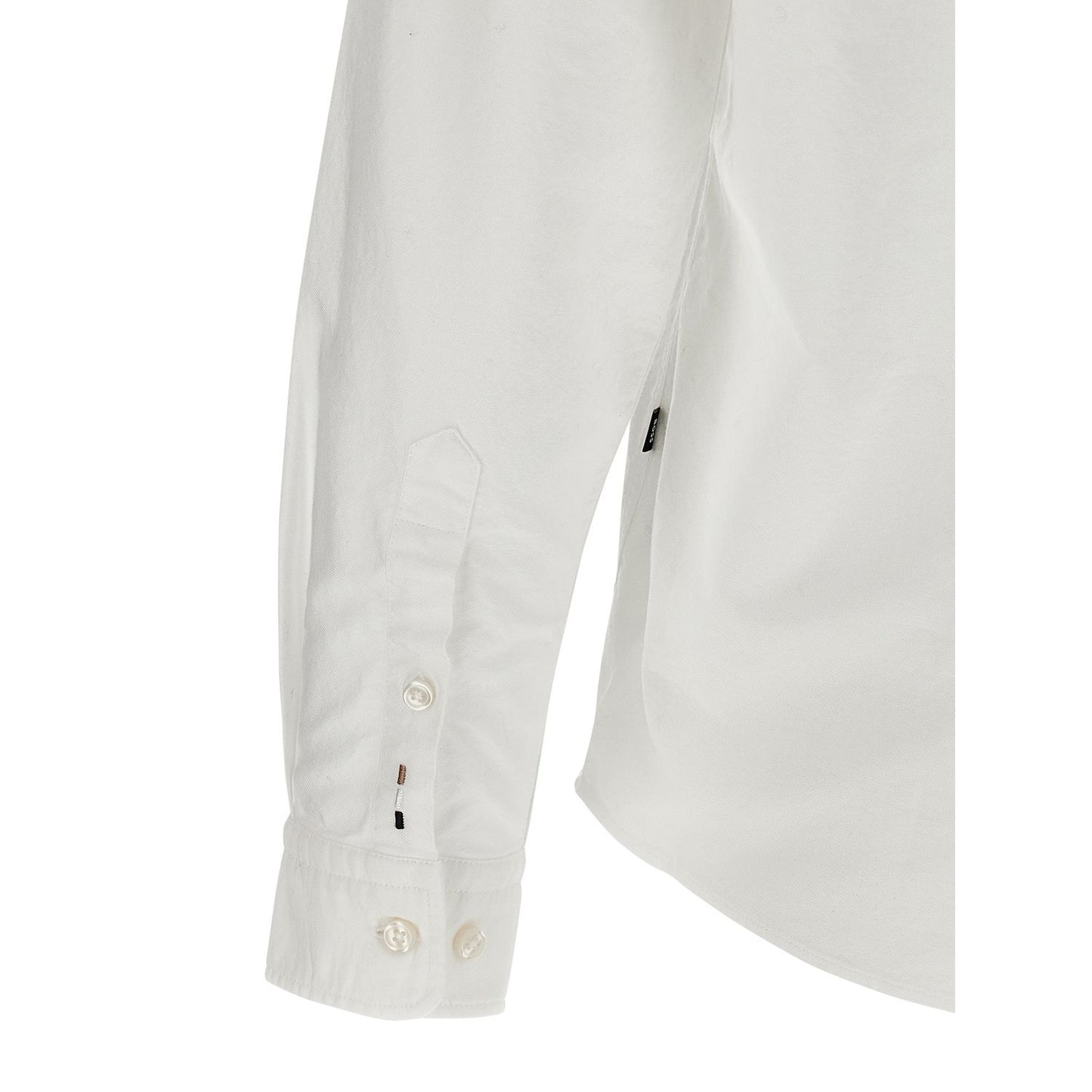 Hugo Boss White Cotton Blouse