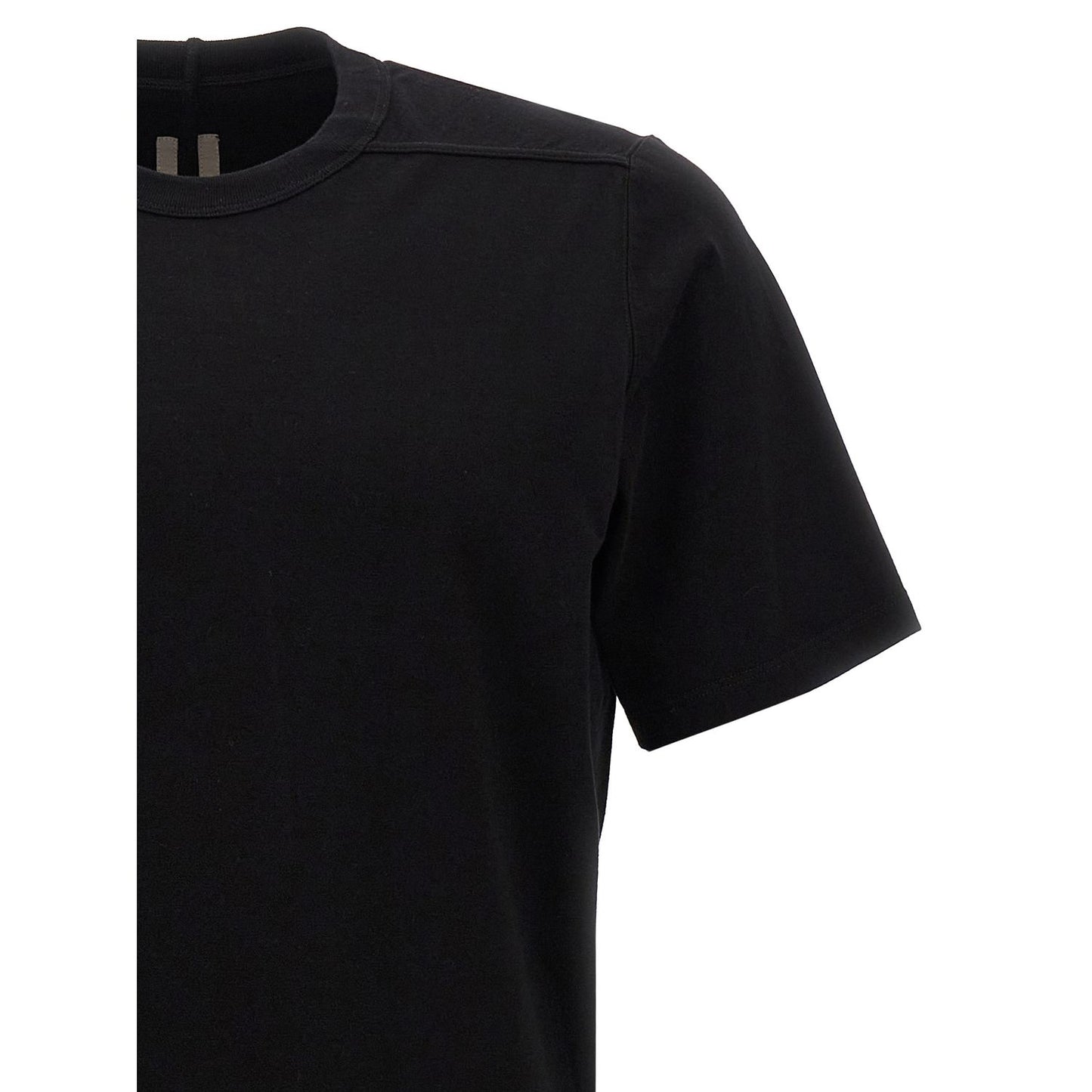 Rick Owens Black Cotton T-Shirt