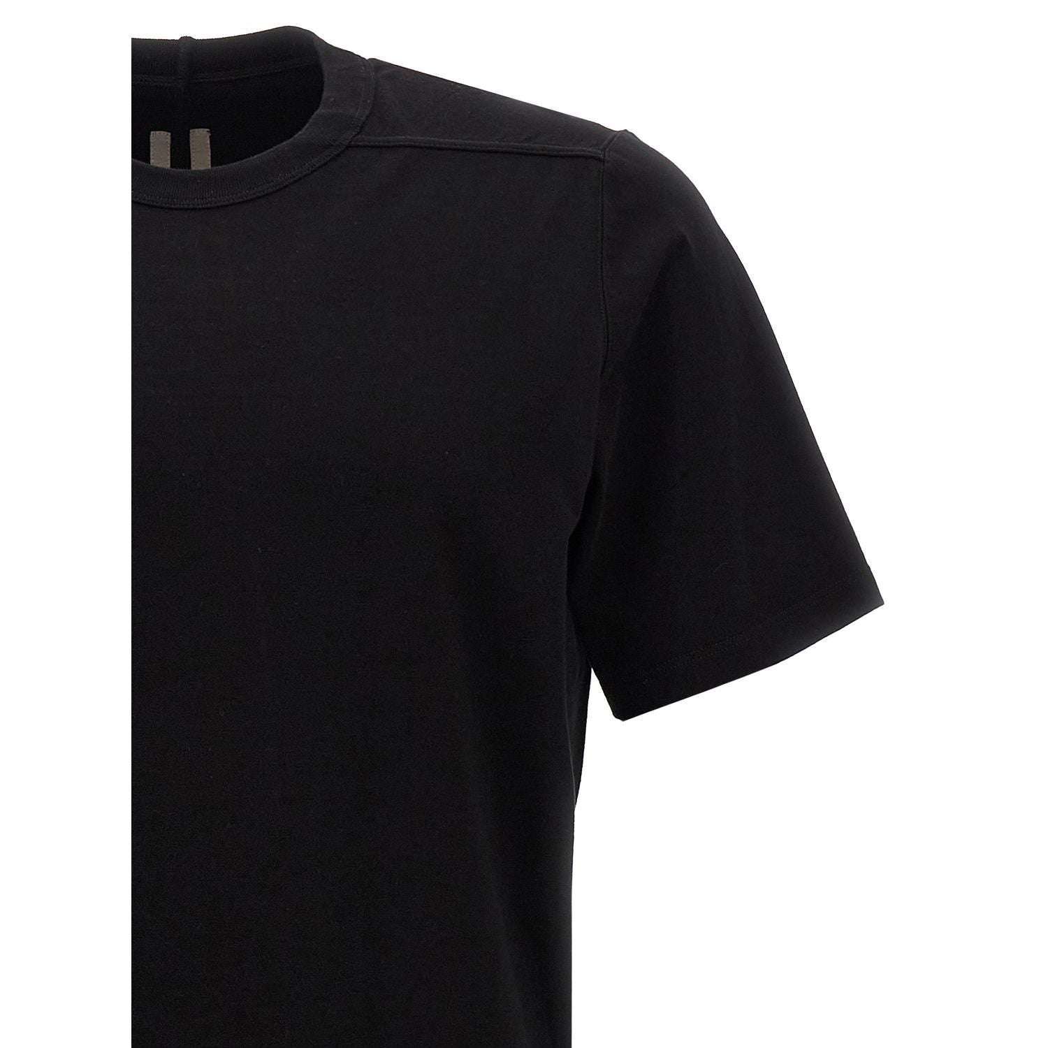 Rick Owens Black Cotton T-Shirt