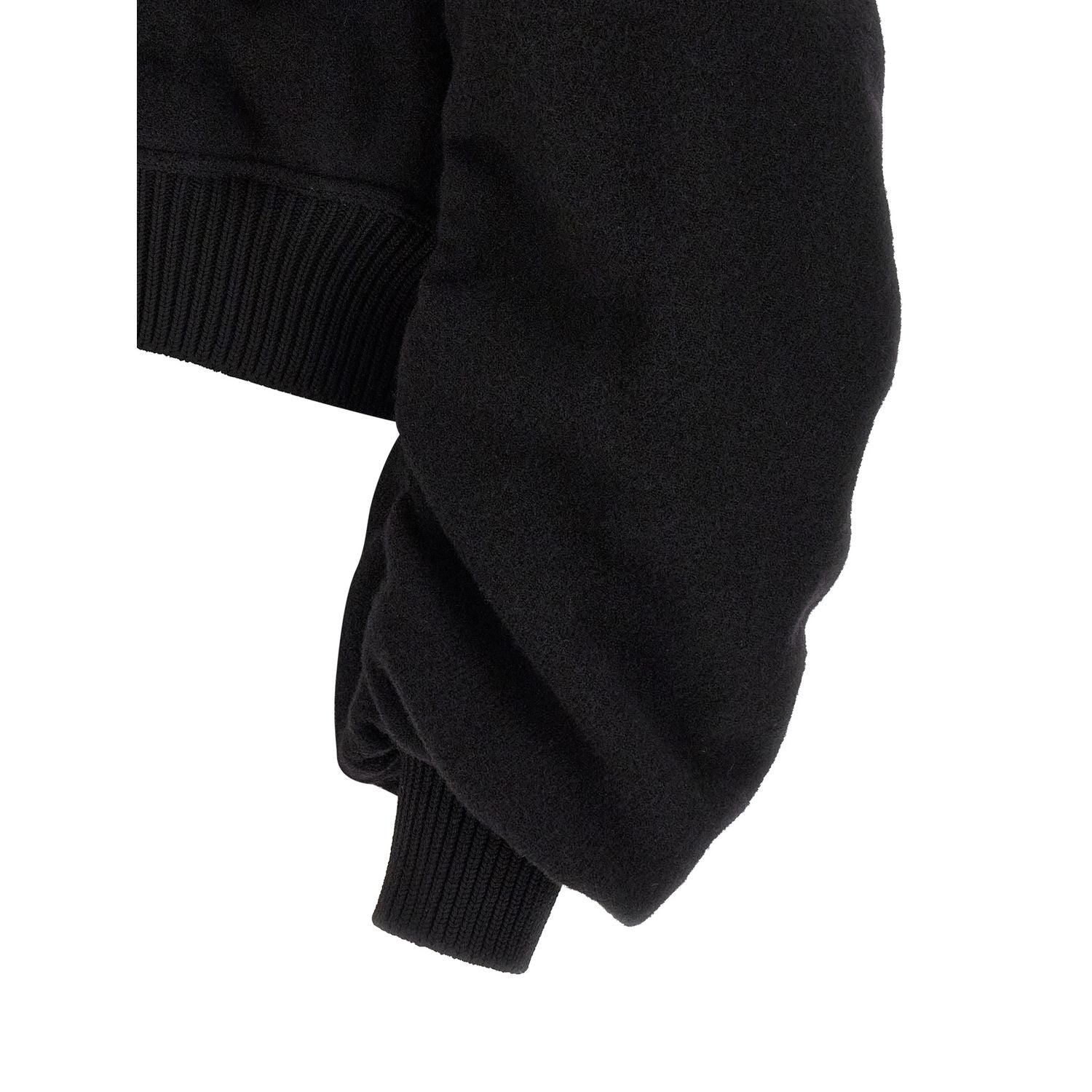 Rick Owens Black Virgin Wool Bomber