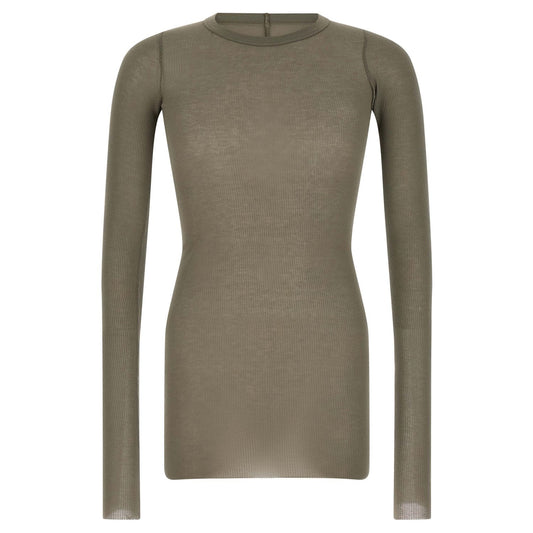 Rick Owens Gray Viscose T-Shirt