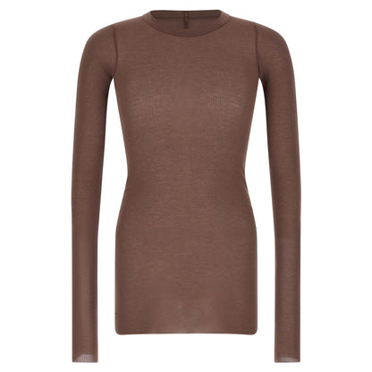 Rick Owens Purple Viscose T-Shirt