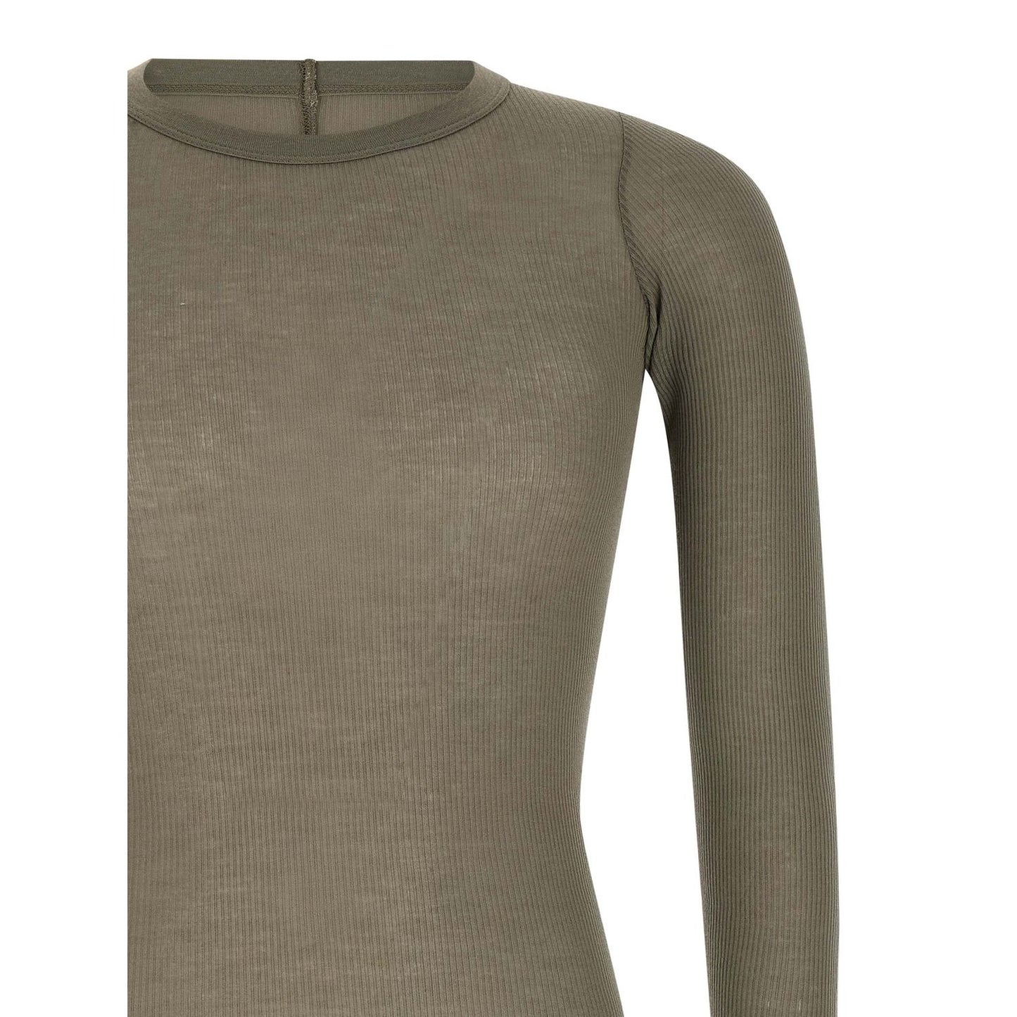 Rick Owens Gray Viscose T-Shirt