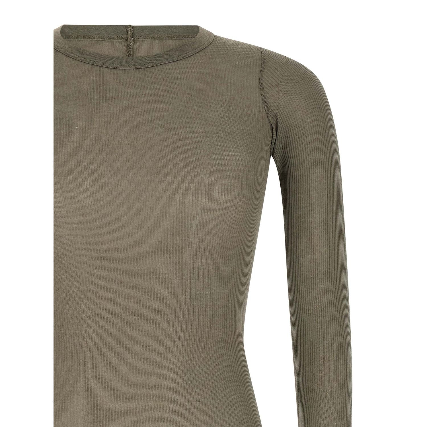 Rick Owens Gray Viscose T-Shirt