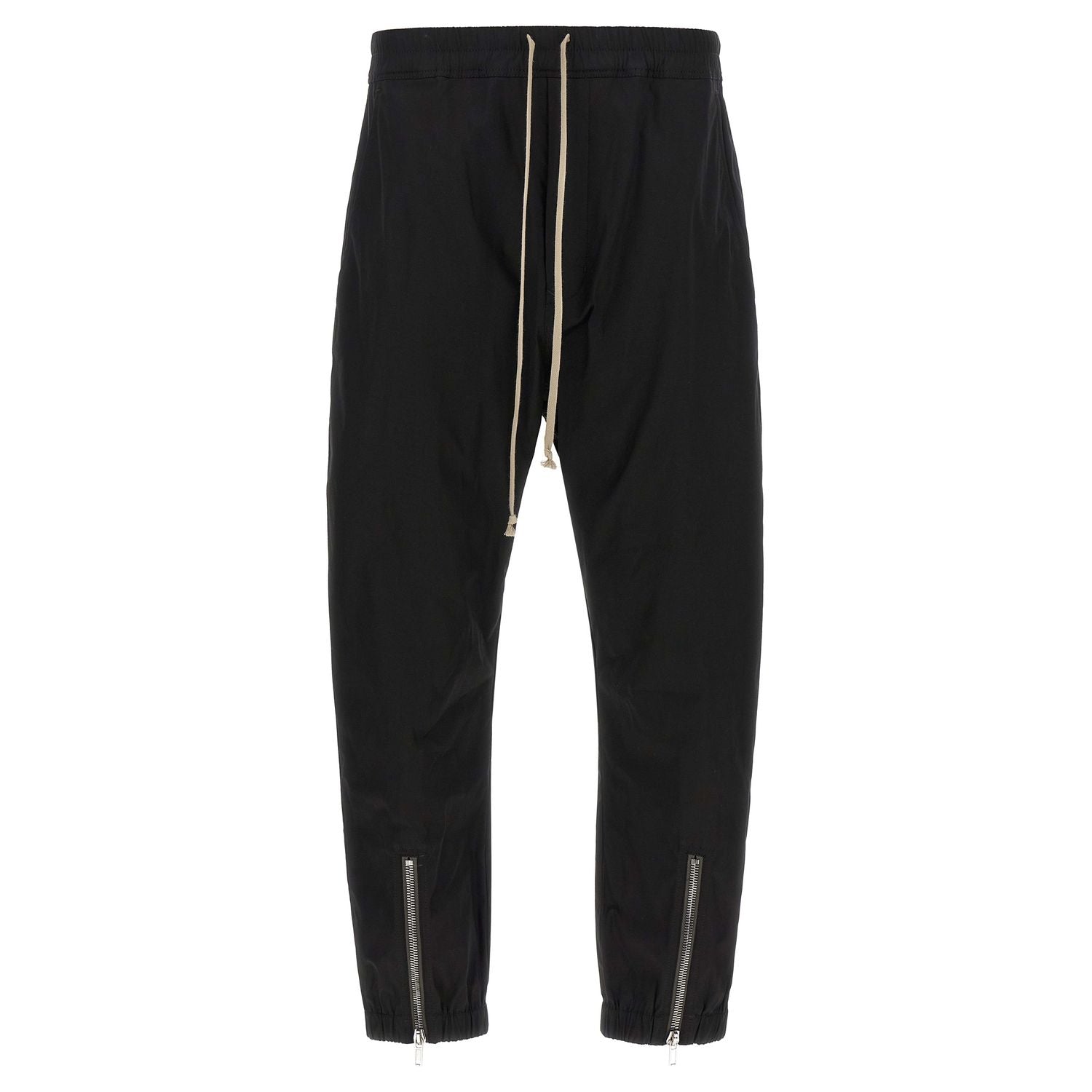 Rick Owens Black Cotton Joggers (Workout Pants)