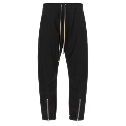 Rick Owens Black Cotton Joggers (Workout Pants)