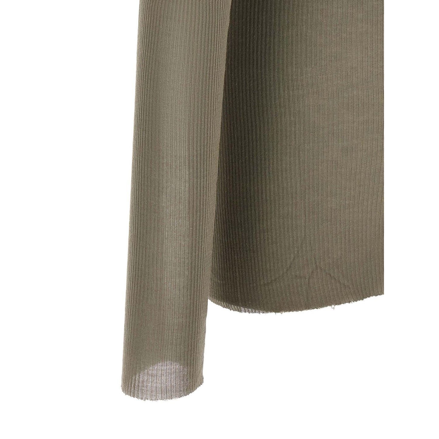 Rick Owens Gray Viscose T-Shirt